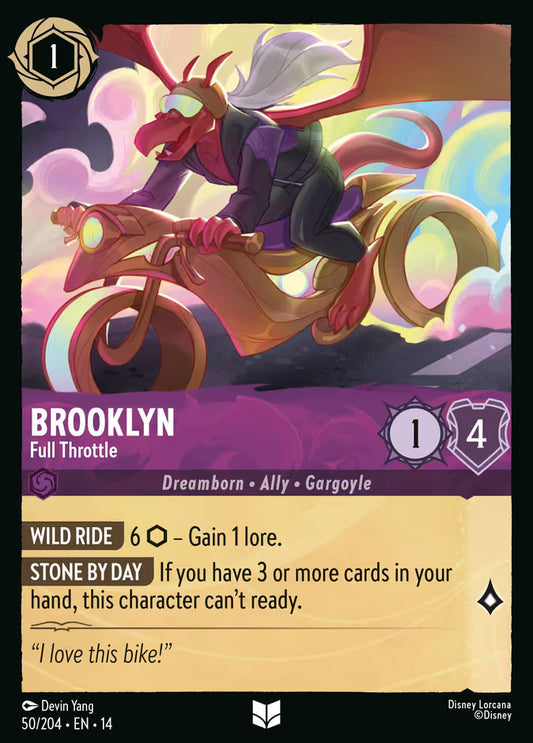 Brooklyn - Full Throttle - 50/204 - Uncommon (Hyperia City)