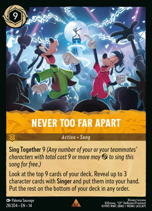 Never Too Far Apart - 28/204 - Rare (Hyperia City)