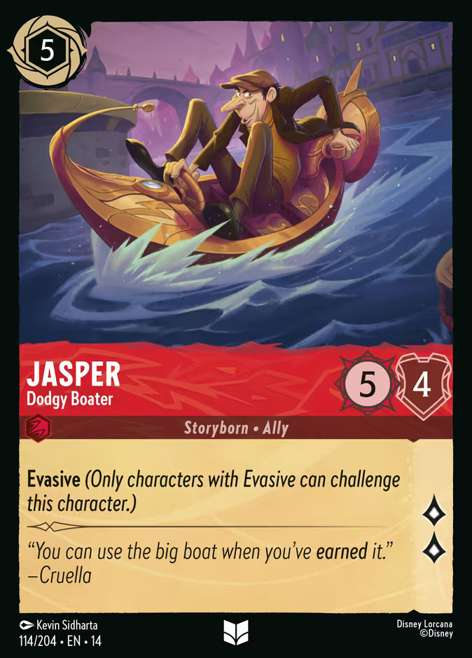 Jasper - Dodgy Boater - 114/204 - Uncommon (Hyperia City)