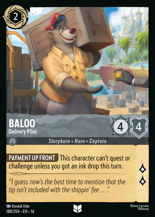 Baloo - Delivery Pilot - 188/204 - Uncommon (Hyperia City)
