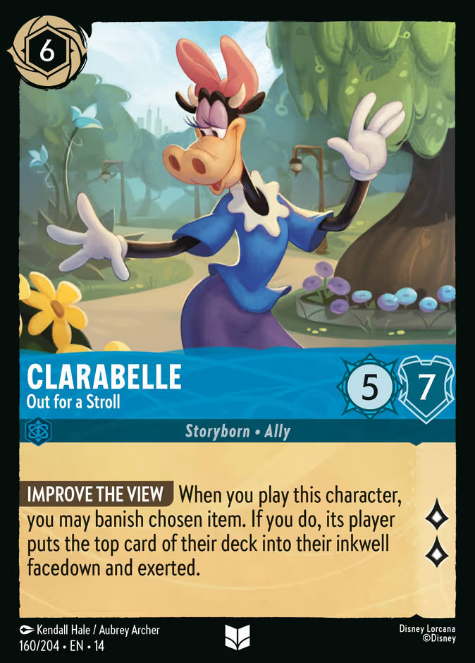 Clarabelle - Out for a Stroll - 160/204 - Uncommon (Hyperia City)