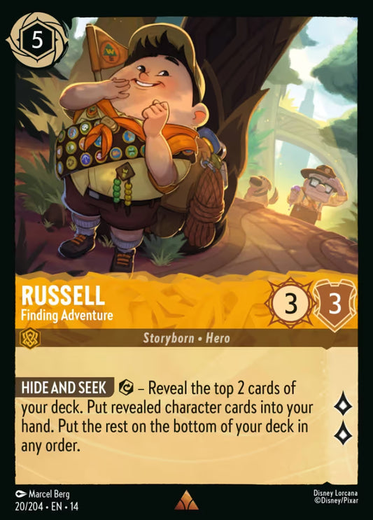 Russel - Finding Adventure - 20/204 - Rare (Hyperia City)