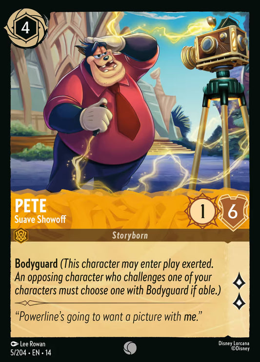 Pete - Suave Showoff - 5/204 - Common (Hyperia City)
