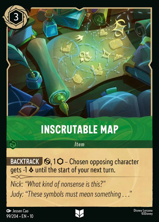 Inscrutable Map 99/204 (Whispers In The Well)