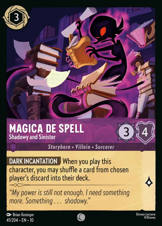 Magica De Spell - Shadowy and Sinister 41/204 (Whispers In The Well)