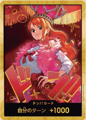 DON!! Card (Nami Gold) - EB03 (Gold) (One Piece Heroines Edition) - Foil