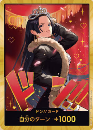 DON!! Card (Boa Hancock Gold) - EB03 (Gold) (One Piece Heroines Edition) - Foil