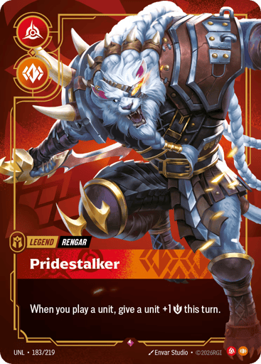 Rengar - Pridestalker - UNL-183