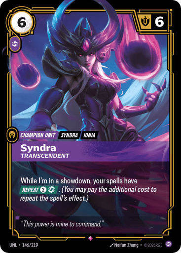Syndra - Transcendent - UNL-146