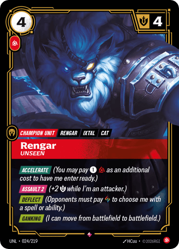 Rengar - Unseen - UNL-024