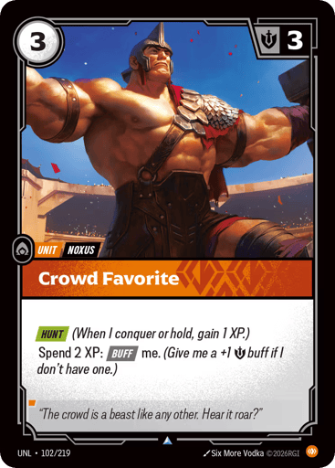 Crowd Favorite - UNL-102