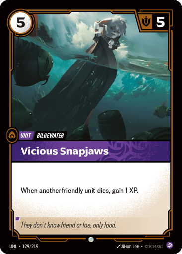 Vicious Snapjaws - UNL-129