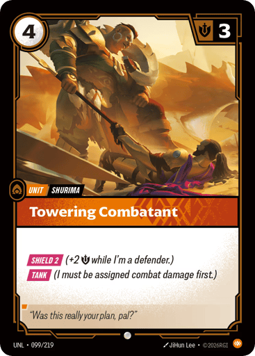 Towering Combatant - UNL-099
