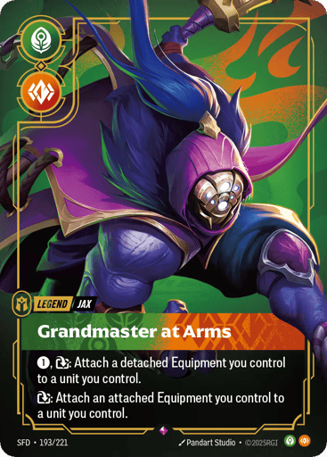 Jax - Grandmaster At Arms - SFD-193