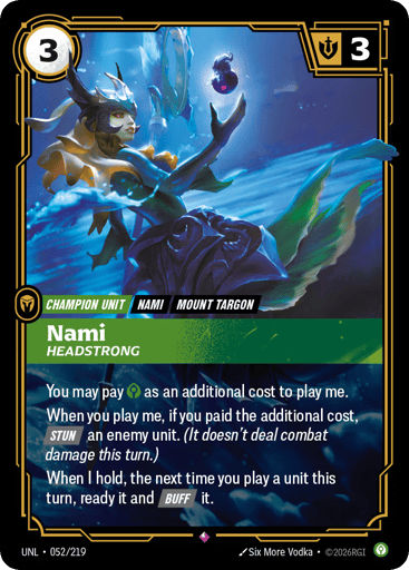 Nami - Headstrong - UNL-052