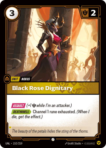 Black Rose Dignitary - UNL-152