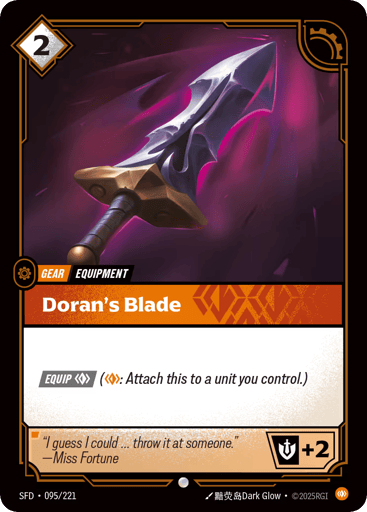Doran's Blade - SFD-095