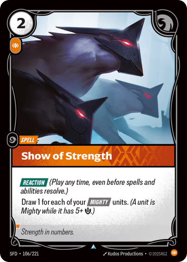 Show of Strength - SFD-106