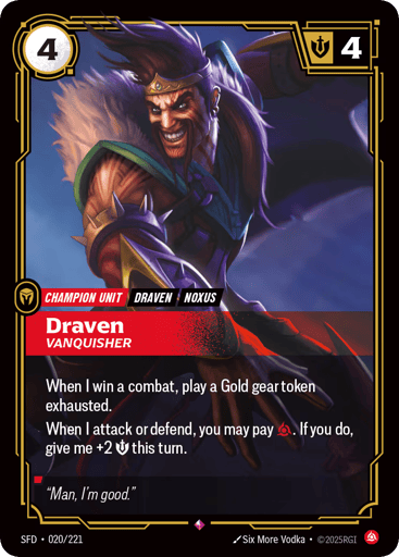 Draven - Vanquisher - SFD-020