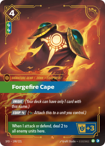 Forgefire Cape - SFD-190
