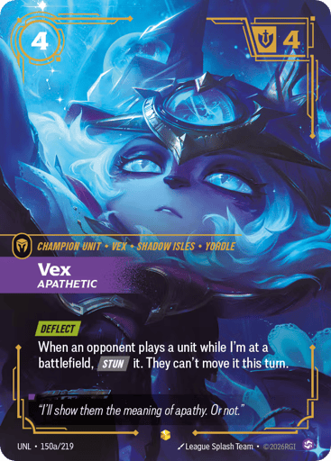 Vex - Apathetic - UNL-150A Alternate Art