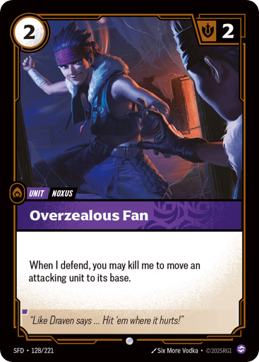 Overzealous Fan - SFD-128