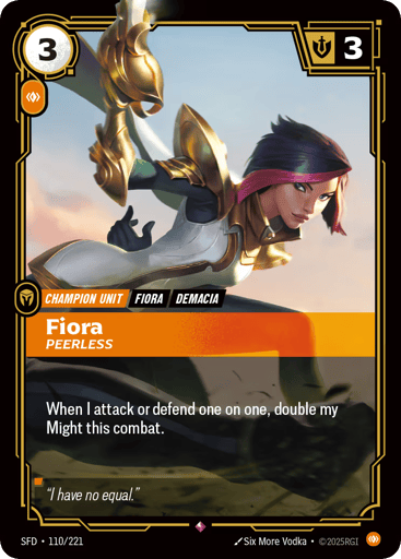 Fiora - Peerless - SFD-110