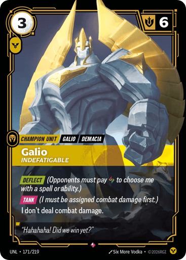 Galio - Indefatigable - UNL-171