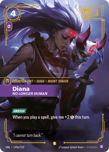 Diana - No Longer Human - UNL-149A Alternate Art