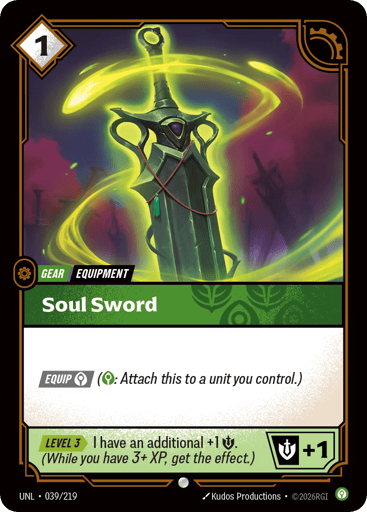 Soul Sword - UNL-039