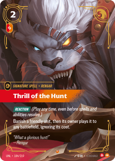 Thrill of the Hunt - UNL-184