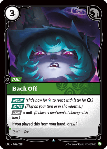 Back Off - UNL-042
