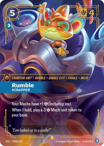 Rumble - Scrapper - SFD-89A Alternate Art