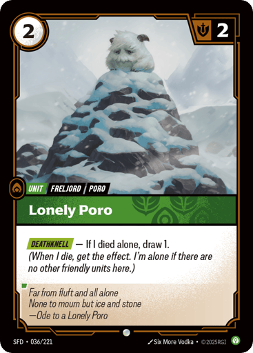 Lonely Poro - SFD-036