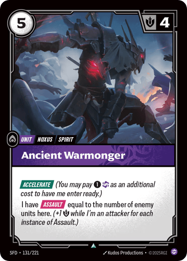 Ancient Warmonger - SFD-131