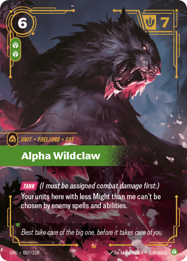 Alpha Wildclaw - UNL-057
