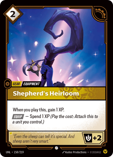 Shepherd's Heirloom - UNL-158