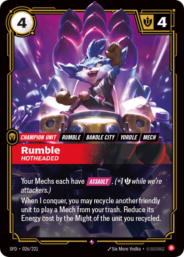 Rumble - Hotheaded - SFD-026