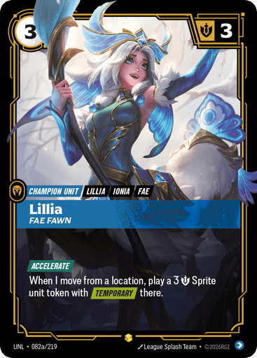 Lillia - Fae Fawn - UNL-82A Alternate Art
