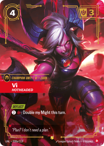 Vi - Hotheaded - UNL-30A Alternate Art