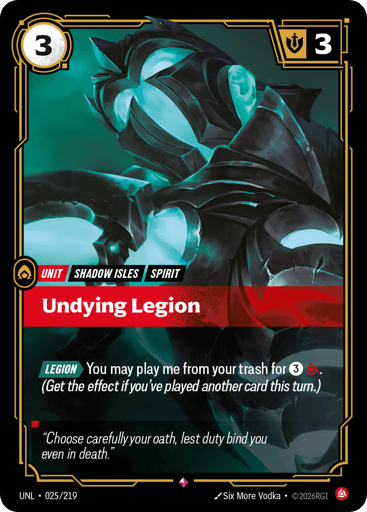 Undying Legion - UNL-025