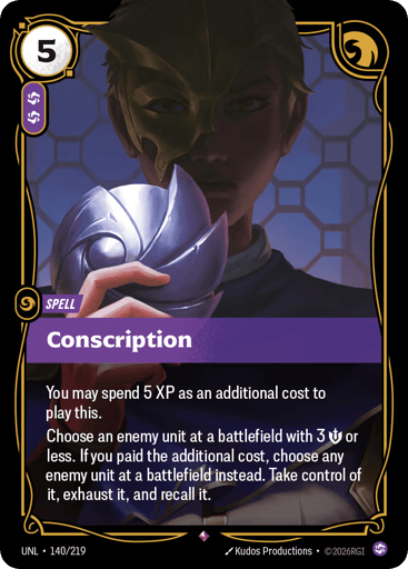 Conscription - UNL-140