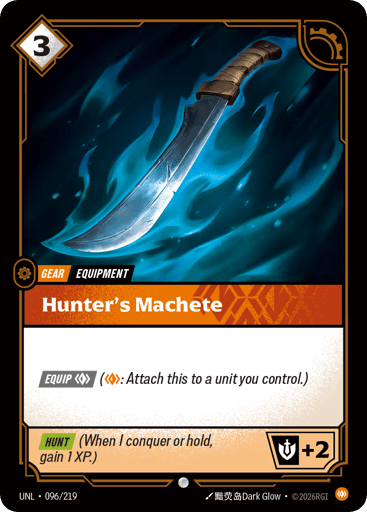 Hunter's Machete - UNL-096