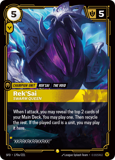 Rek'Sai - Swarm Queen - SFD-170A Alternate Art
