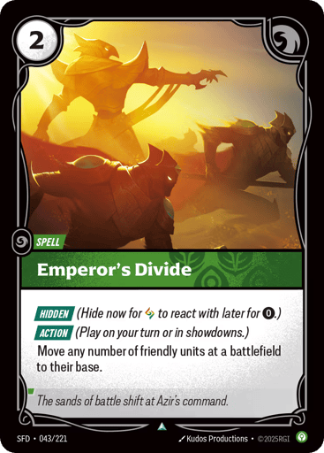 Emperor's Divide - SFD-043