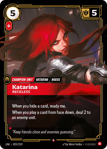 Katarina - Reckless - UNL-023