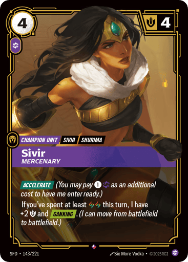 Sivir - Mercenary - SFD-143