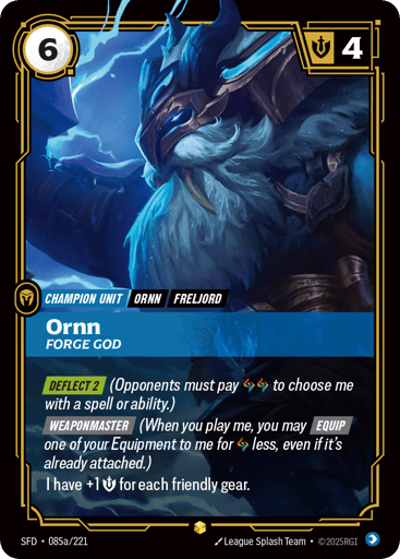 Ornn - Forge God - SFD-85A Alternate Art