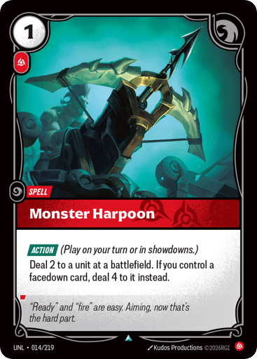 Monster Harpoon - UNL-014