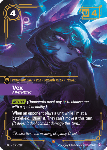 Vex - Apathetic - UNL-150